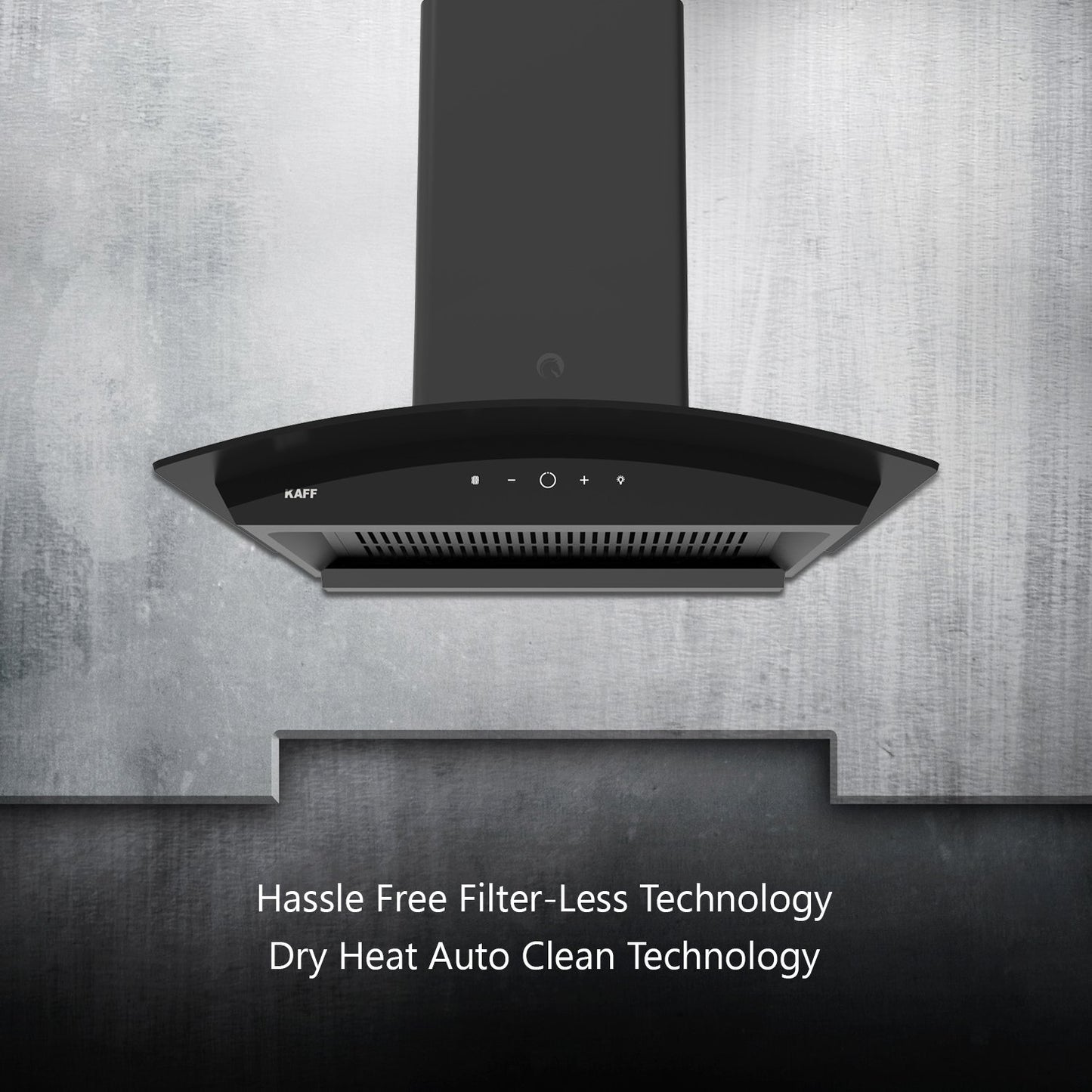 Kaff ROVER LX DHC 60-Kitchen Chimney, Filter Less & Dry Heat Auto Clean Technology