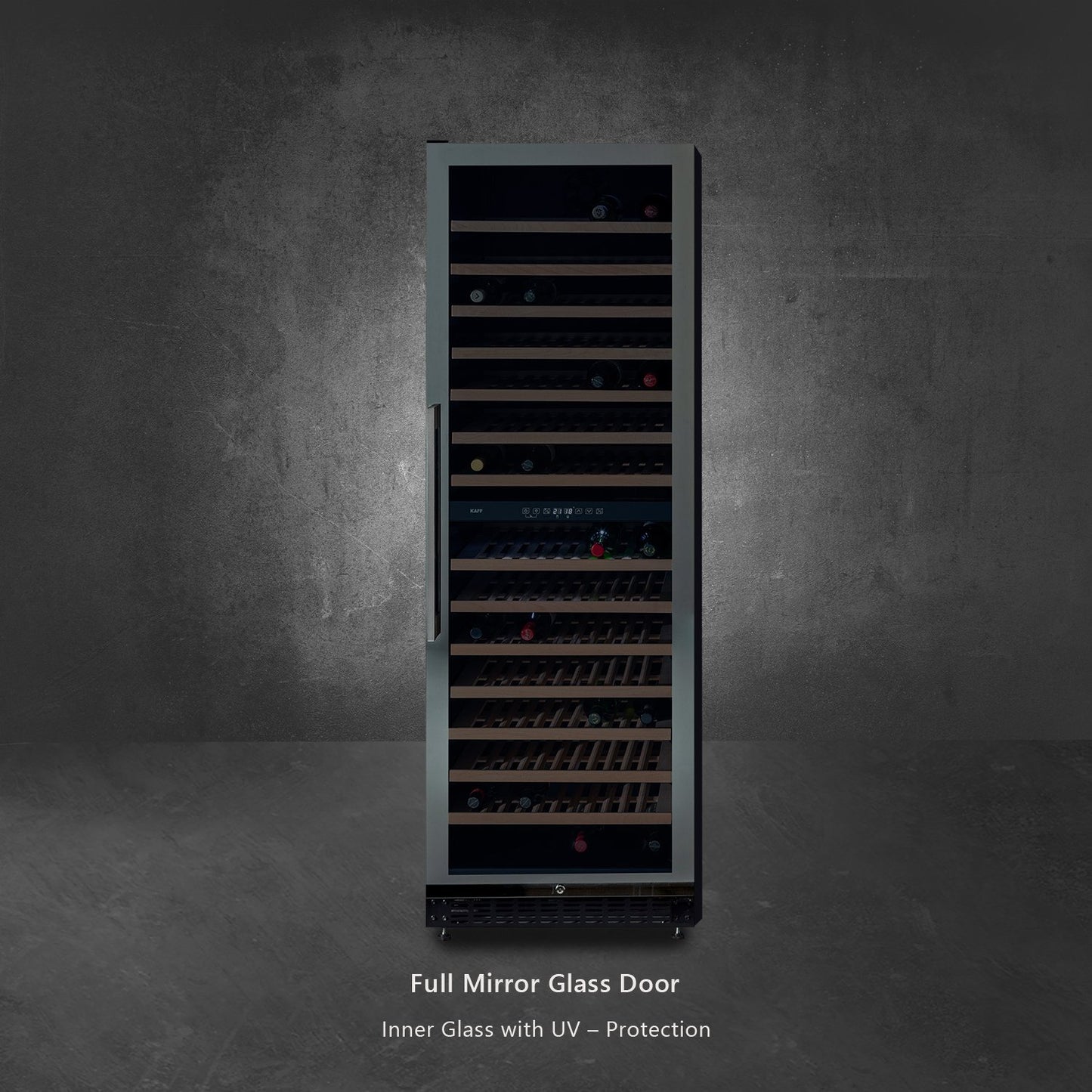 Kaff WC 418 DZ-Wine Cooler (Free Standing), Dual Zone, 171 Bottles Capacity Approx., Child Lock