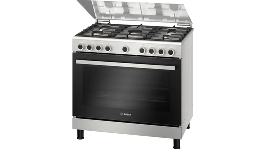 Bosch Series 4 Gas range cooker Stainless steel HGVDA0Q59K