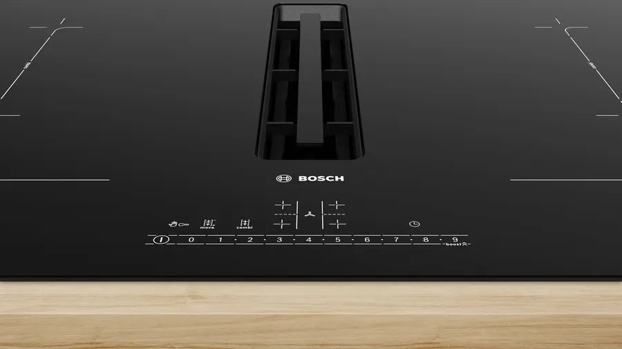 Bosch Series 6 Induction hob with integrated ventilation system 80 cm surface mount without frame PVQ811F15E