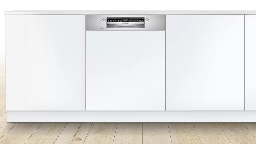 Bosch Series 4 semi-integrated dishwasher 60 cm Stainless steel SMI4HCS48E