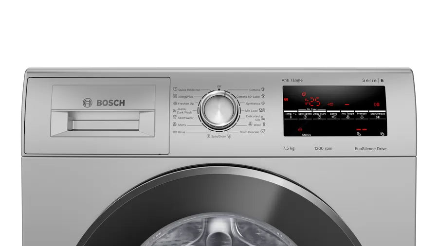 Series 6 washing machine, front loader 7.5 kg 1200 rpm