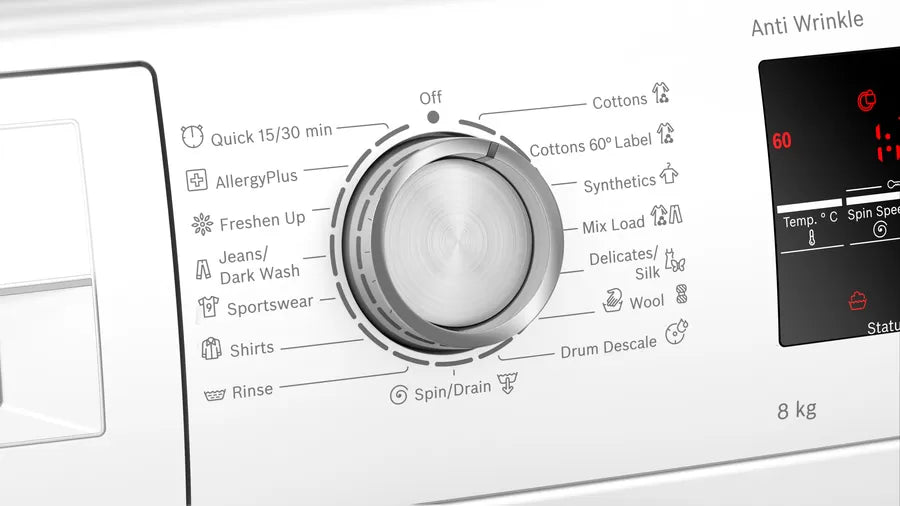 Series 6 washing machine, front loader 8 kg 1400 rpm