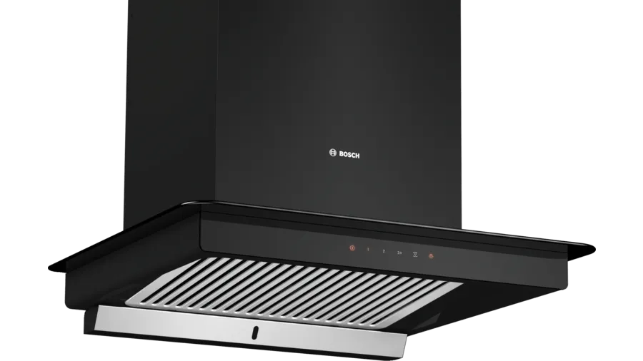 Bosch Series 4 wall-mounted cooker hood 60 cm Flat black DWGA68G60I