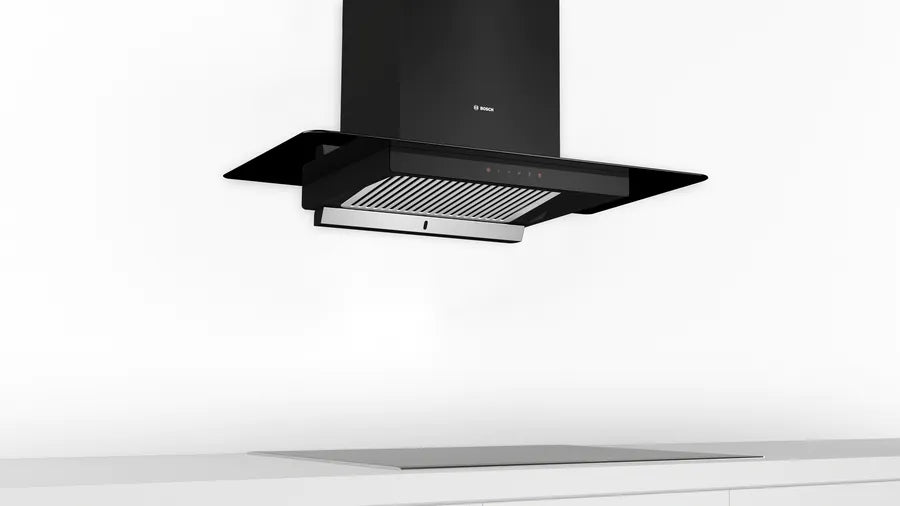 Bosch Series 4 wall-mounted cooker hood 90 cm Flat black DWGA98G60I