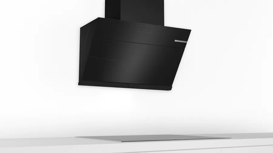 Bosch Series 4 wall-mounted cooker hood 90 cm Black DWKA98G60I