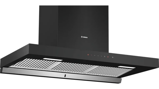 Bosch Series 4 wall-mounted cooker hood 90 cm Flat black DWBA98H60I