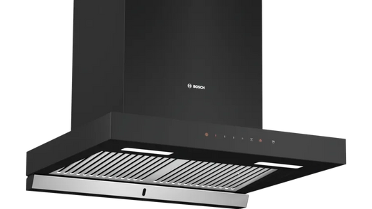 Bosch Series 4 wall-mounted cooker hood 60 cm Flat black DWBA68H60I