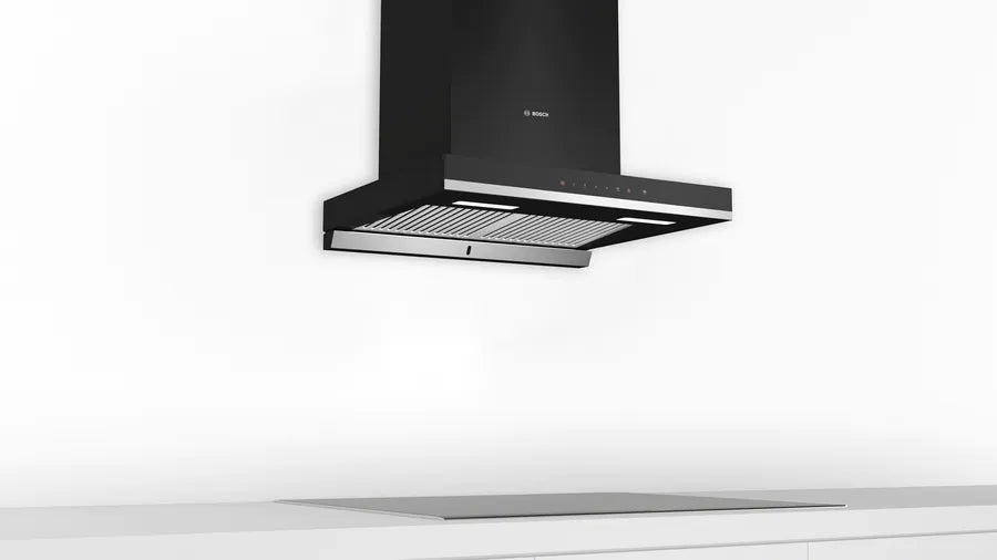 Bosch Series 4 wall-mounted cooker hood 60 cm Flat black DWBA68J60I