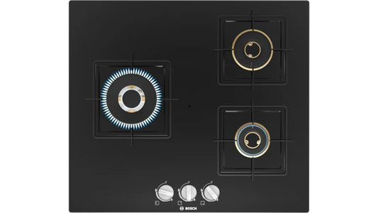 Bosch Series 4 Gas hob 60 cm Tempered glass, Black PNC6B6F10I