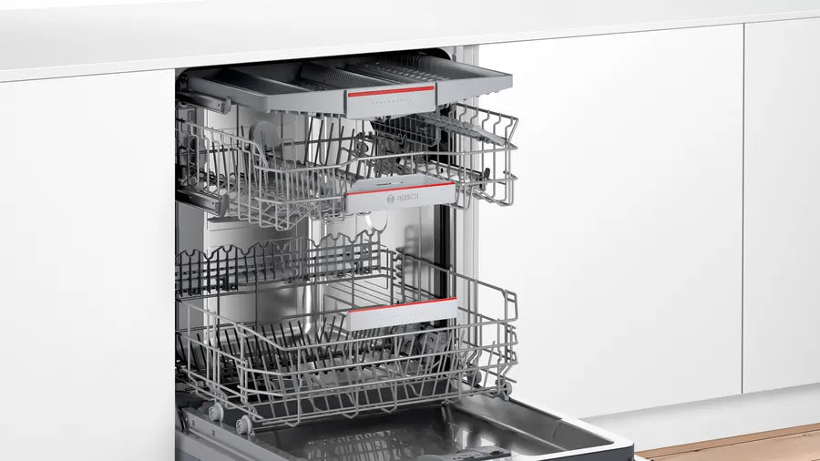 Bosch Series 4 semi-integrated dishwasher 60 cm Stainless steel SMI4HCS48E