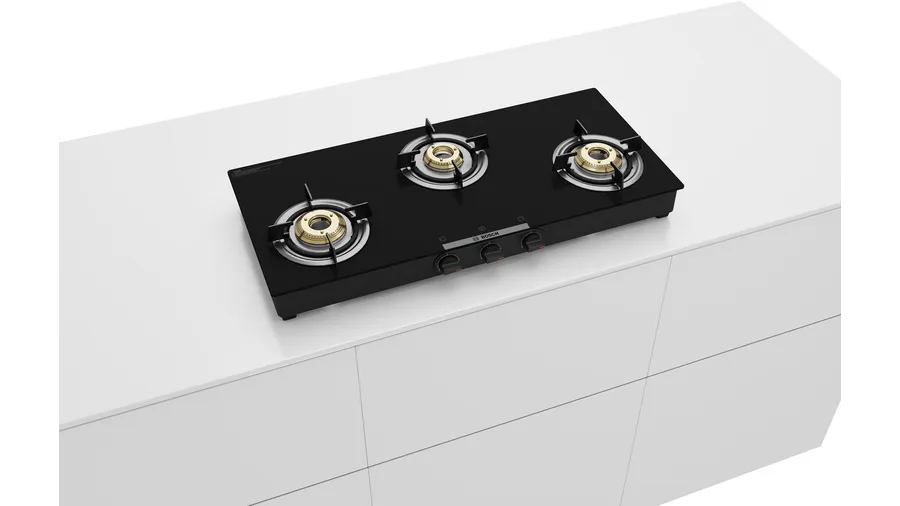 Bosch Series 4 Tabletop gas hob 80 cm Black PNW1E6W10I