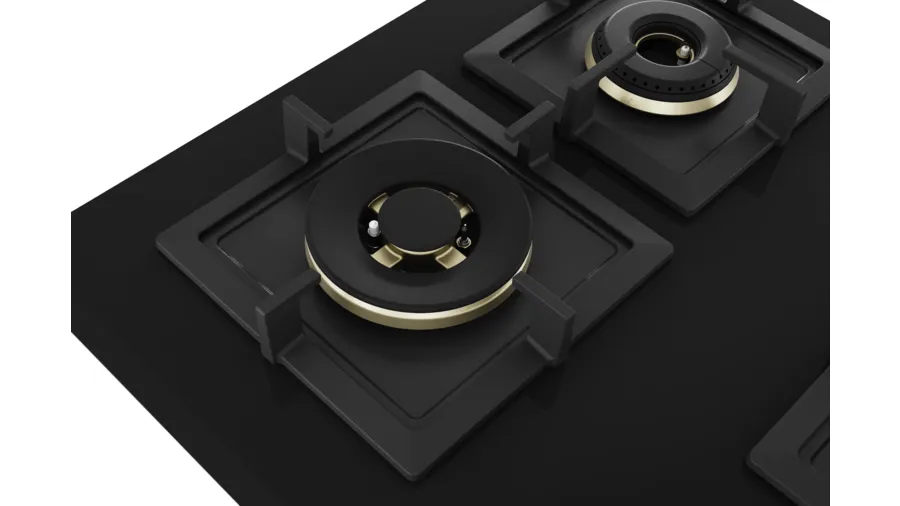 Bosch Series 6 Gas hob 90 cm Tempered glass, Black PNV9B6F20I