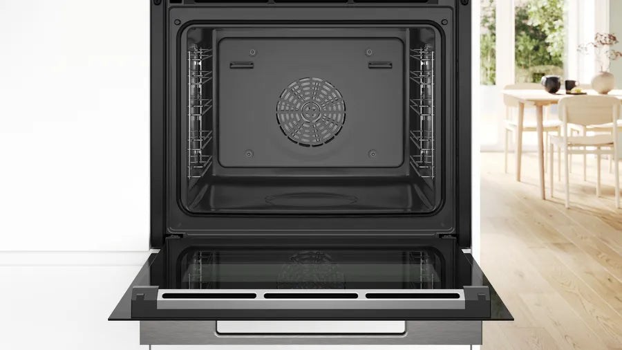 Bosch Series 8 Built-in oven with steam function 60 x 60 cm Black HSG7361B1