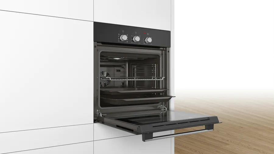 Bosch Series 2 Built-in oven 60 x 60 cm Black HBF031BA0I