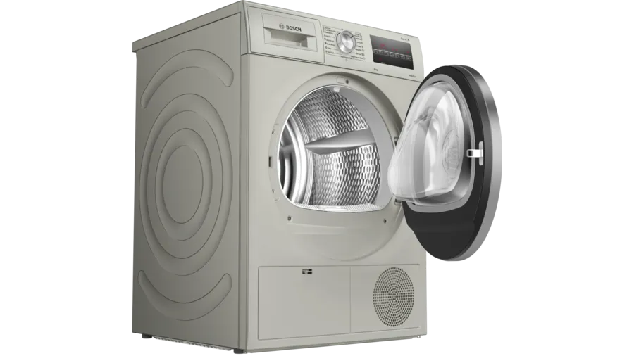 Series 6 condenser tumble dryer 8 kg Silver inox