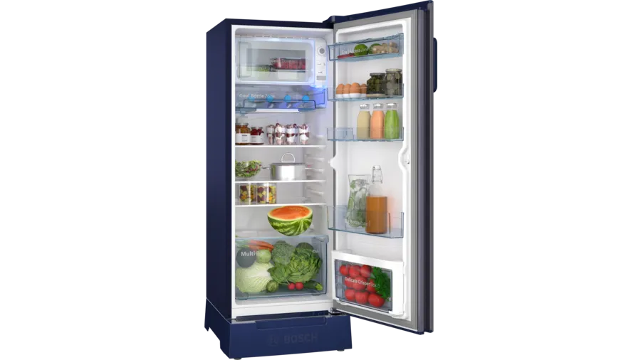 Series 4 free-standing fridge 147.4 x 53.8 cm Mid night blue