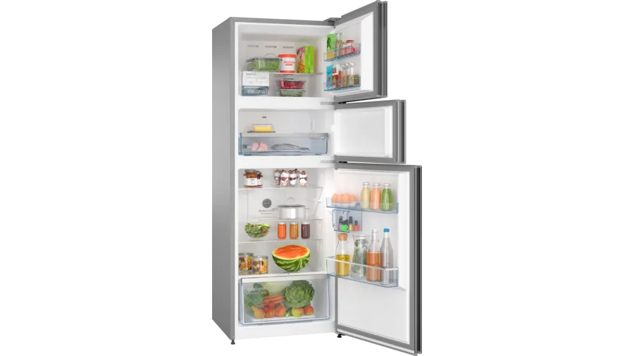 Series 4 free-standing fridge-freezer with freezer at top 187 x 67 cm