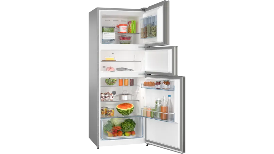 Series 6 free-standing fridge-freezer with freezer at top 175 x 67 cm