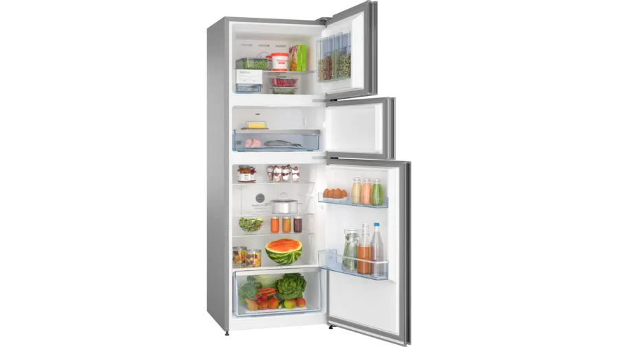 Series 4 free-standing fridge-freezer with freezer at top 187 x 67 cm