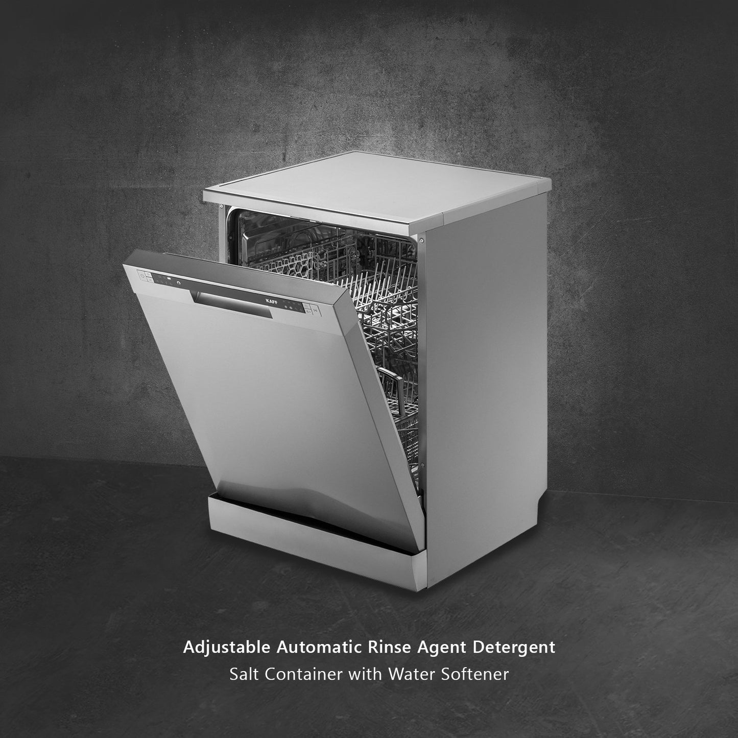 Kaff DW VETRA DX 60-Free Standing Dishwasher, Three Stage Filtration