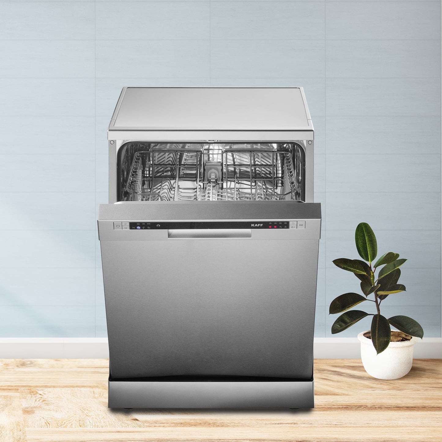 Kaff DW VETRA DX 60-Free Standing Dishwasher, Three Stage Filtration