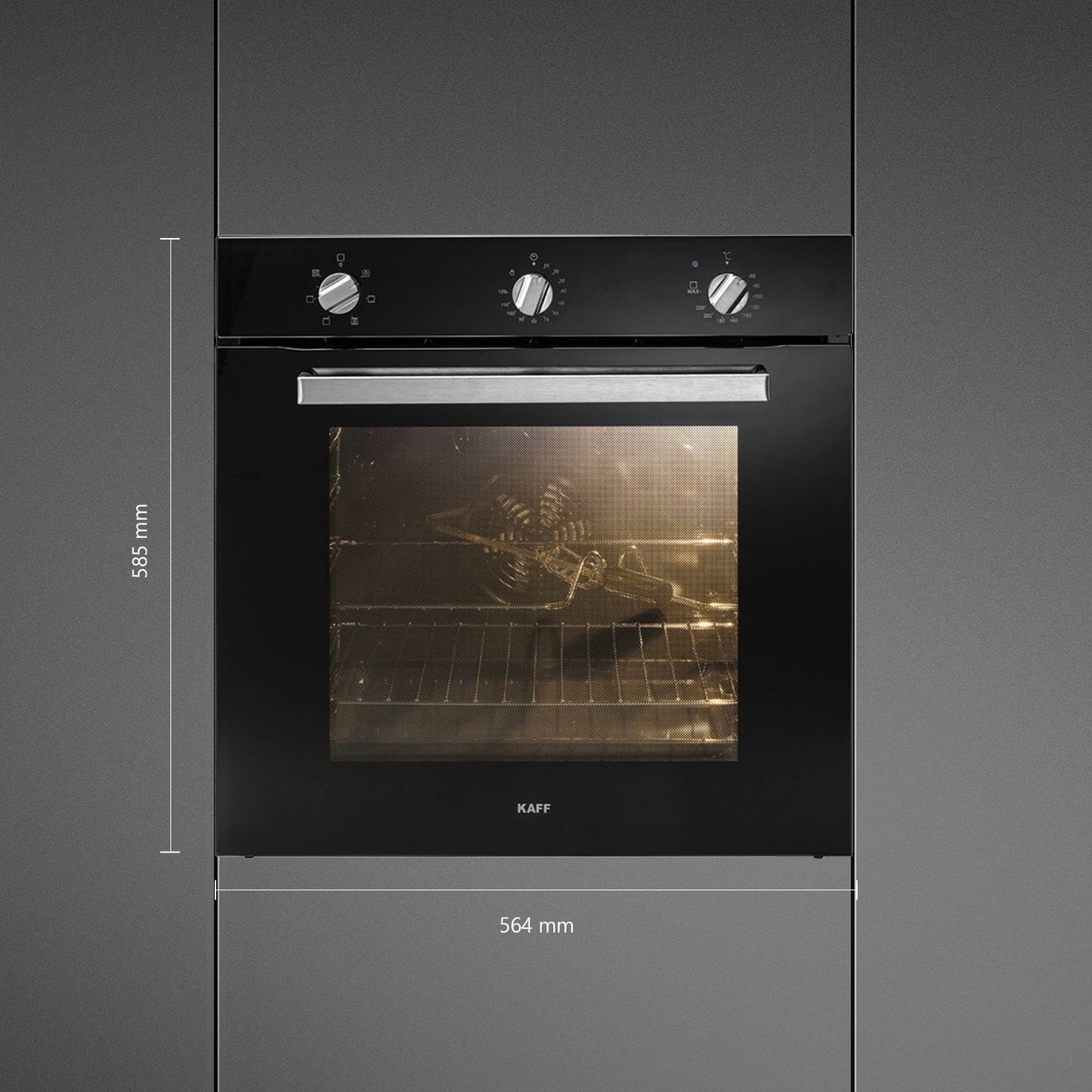 Kaff KOV 73 MRFT-Built-in Oven, 60 cm ELECTRIC OVEN