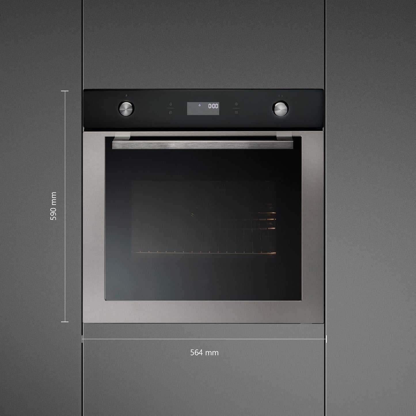 Kaff KOV MLJ-E6-Built-in Oven, 60 CM Electric Oven with True Convection