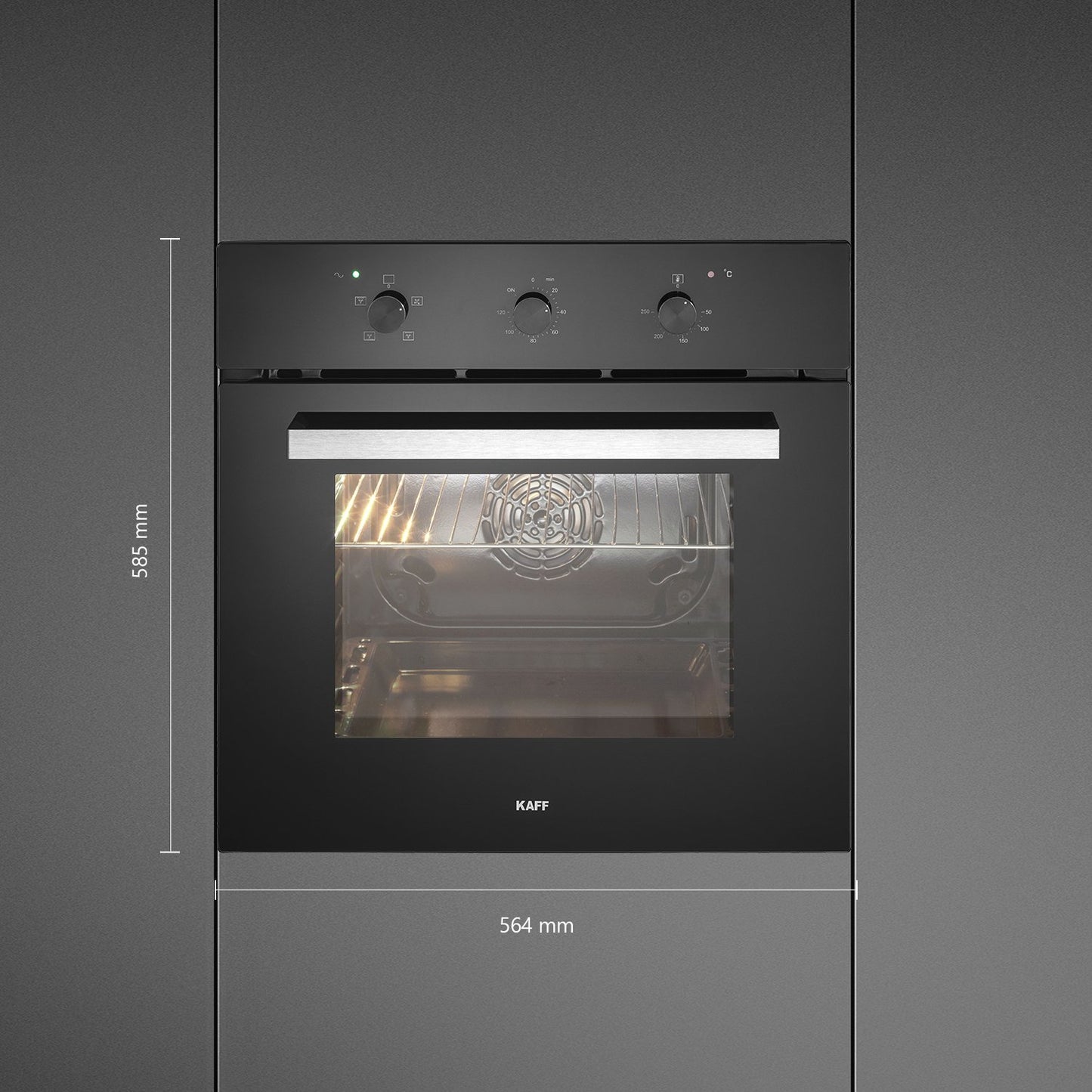 Kaff KOV 70 BA6-Built-in Oven, Multi-Function Oven