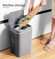 Pine Smart Trash Can Wireless Sensor Automatic Trash Bin Touchless Garbage Bin Bathroom Toilet Dustbin Kitchen Household Waste Bin