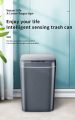 Pine Smart Trash Can Wireless Sensor Automatic Trash Bin Touchless Garbage Bin Bathroom Toilet Dustbin Kitchen Household Waste Bin