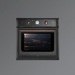 Kaff CLOV 6 BLN-Built in Oven, True Convection, Large Cavity, Multi Functions with Mechanical Control