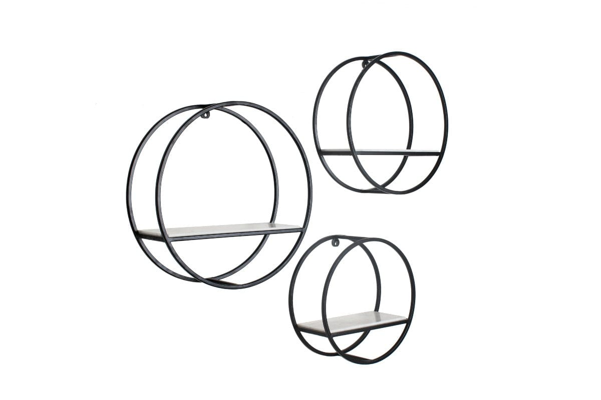 Sky Shelf Round Wall Decor Shelves Set of 3