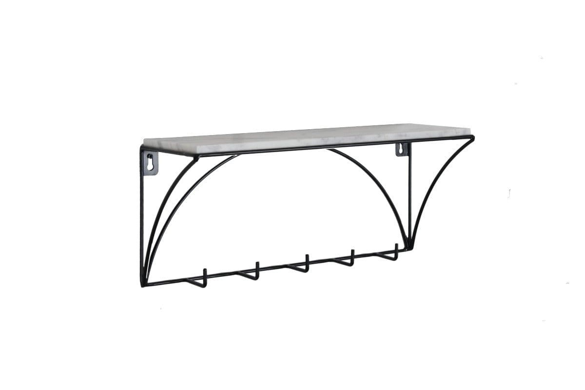 Sky Shelf Black Powder Coated Wall Shelves