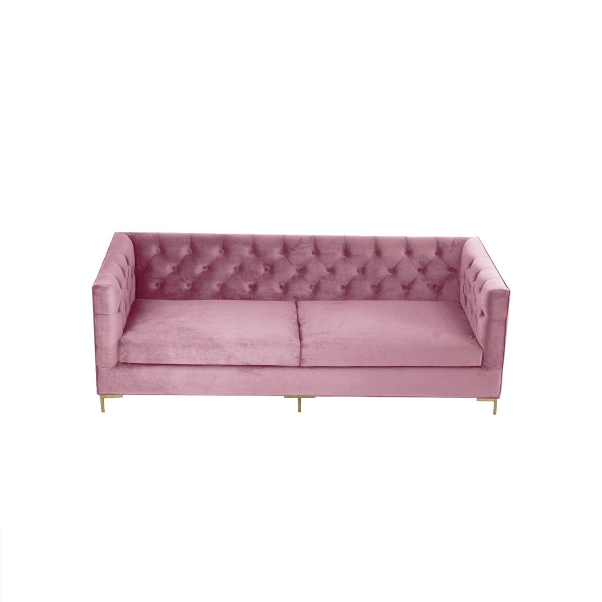 Mosby Three Seater Pink Sofa