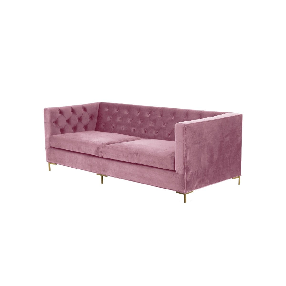 Mosby Three Seater Pink Sofa