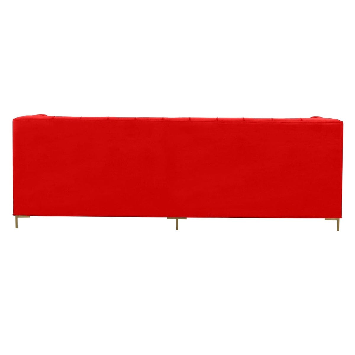 Mosby Three Seater Red Sofa