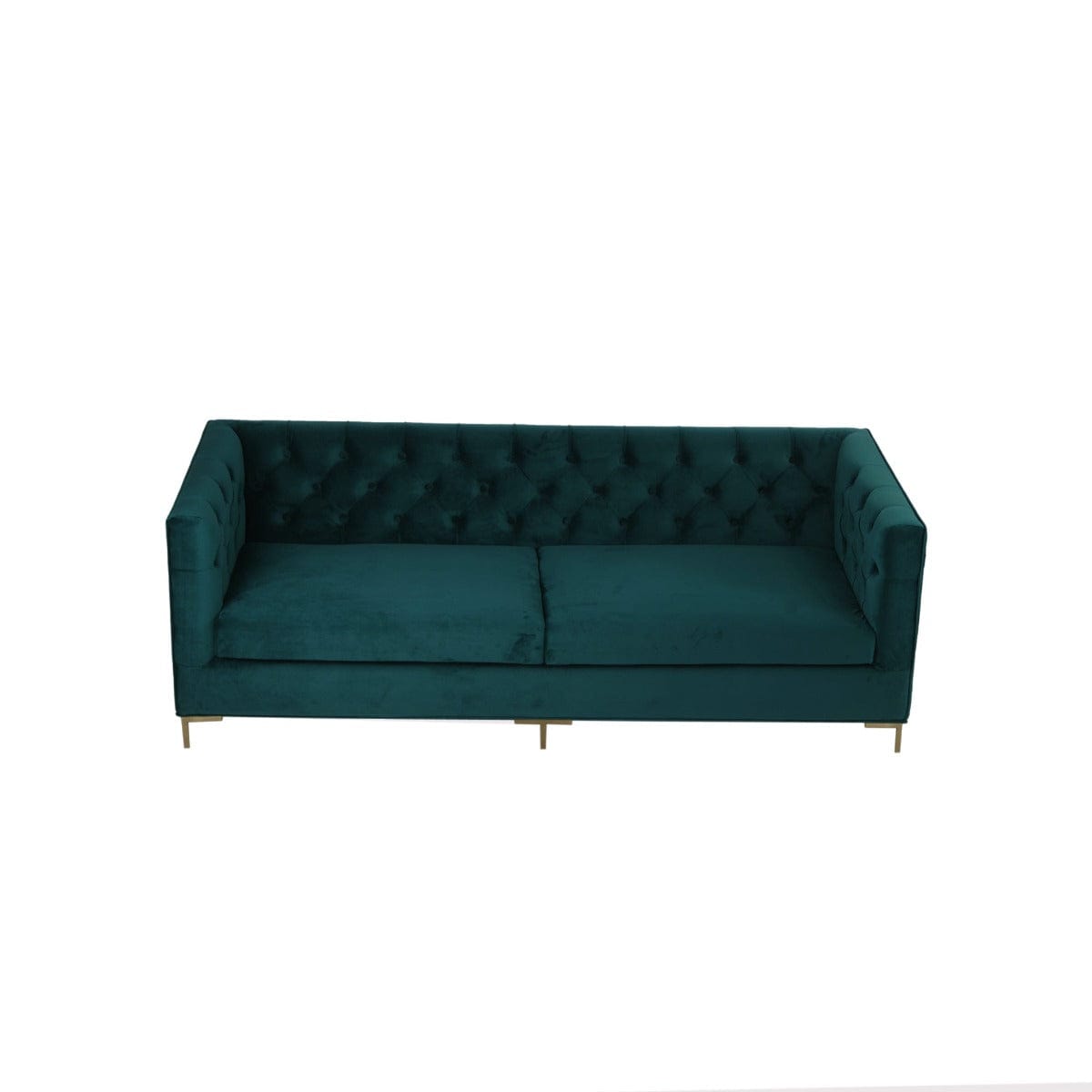 Mosby Three Seater Teal Sofa