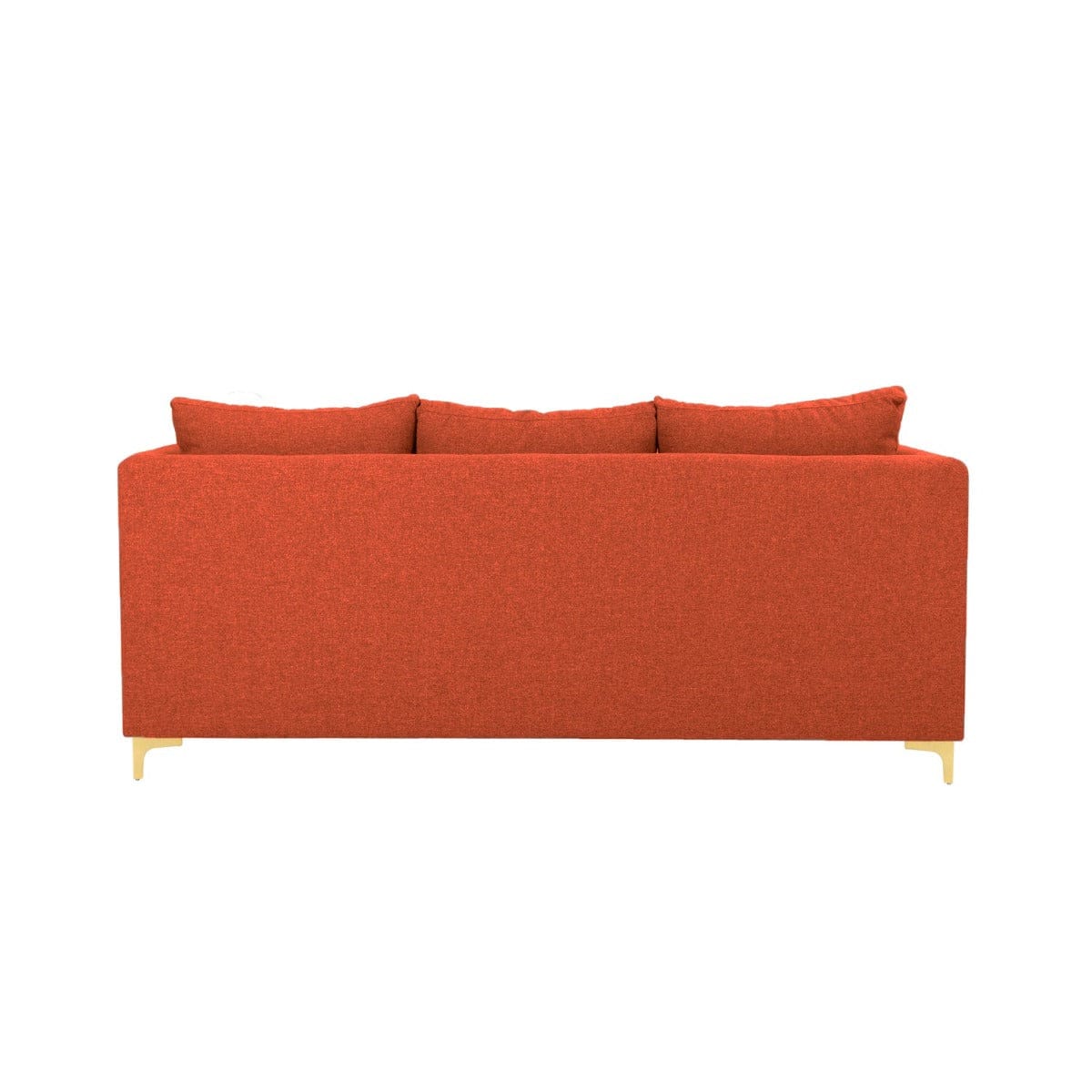 Fresco Three Seater Rust Sofa