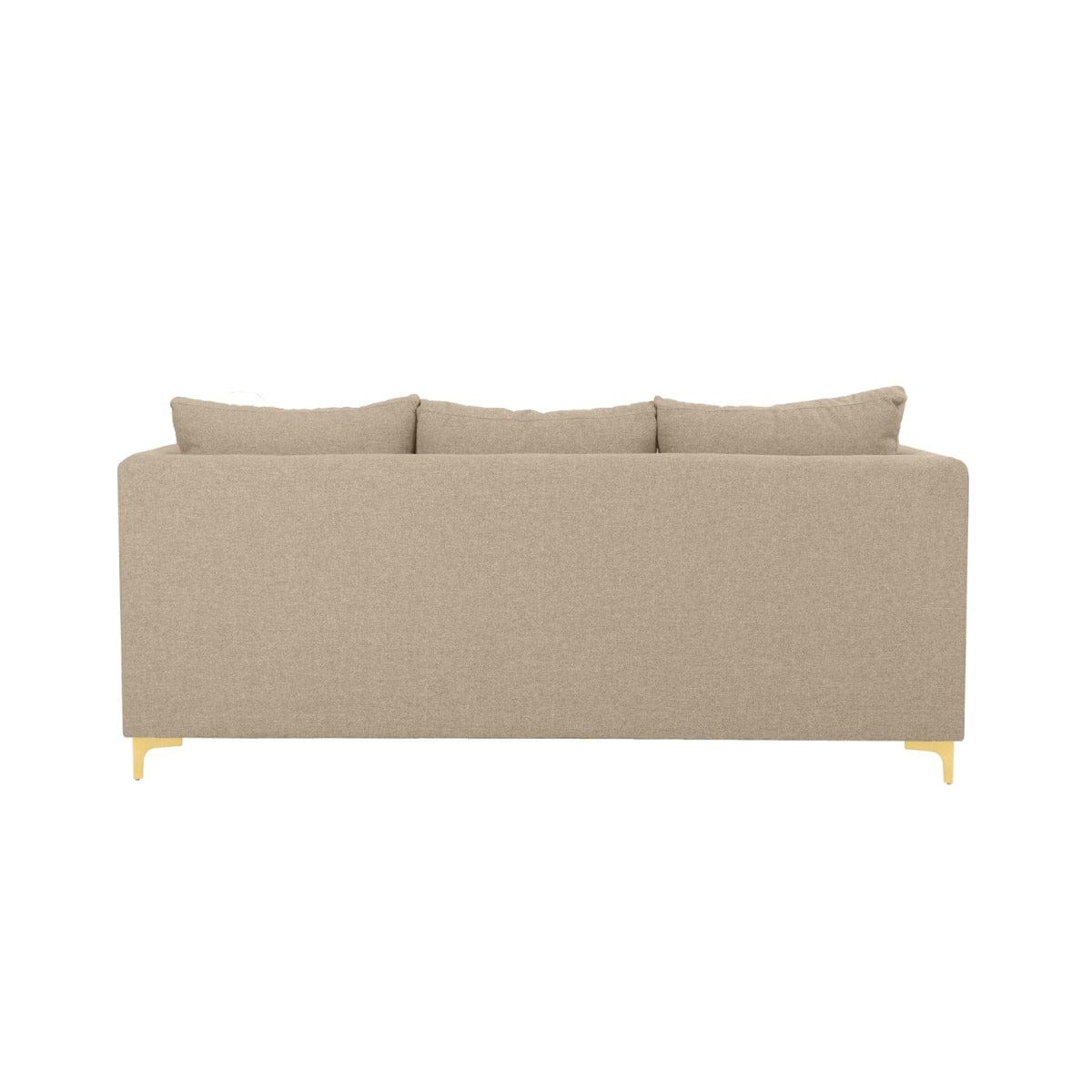 Fresco Three Seater Beige Sofa