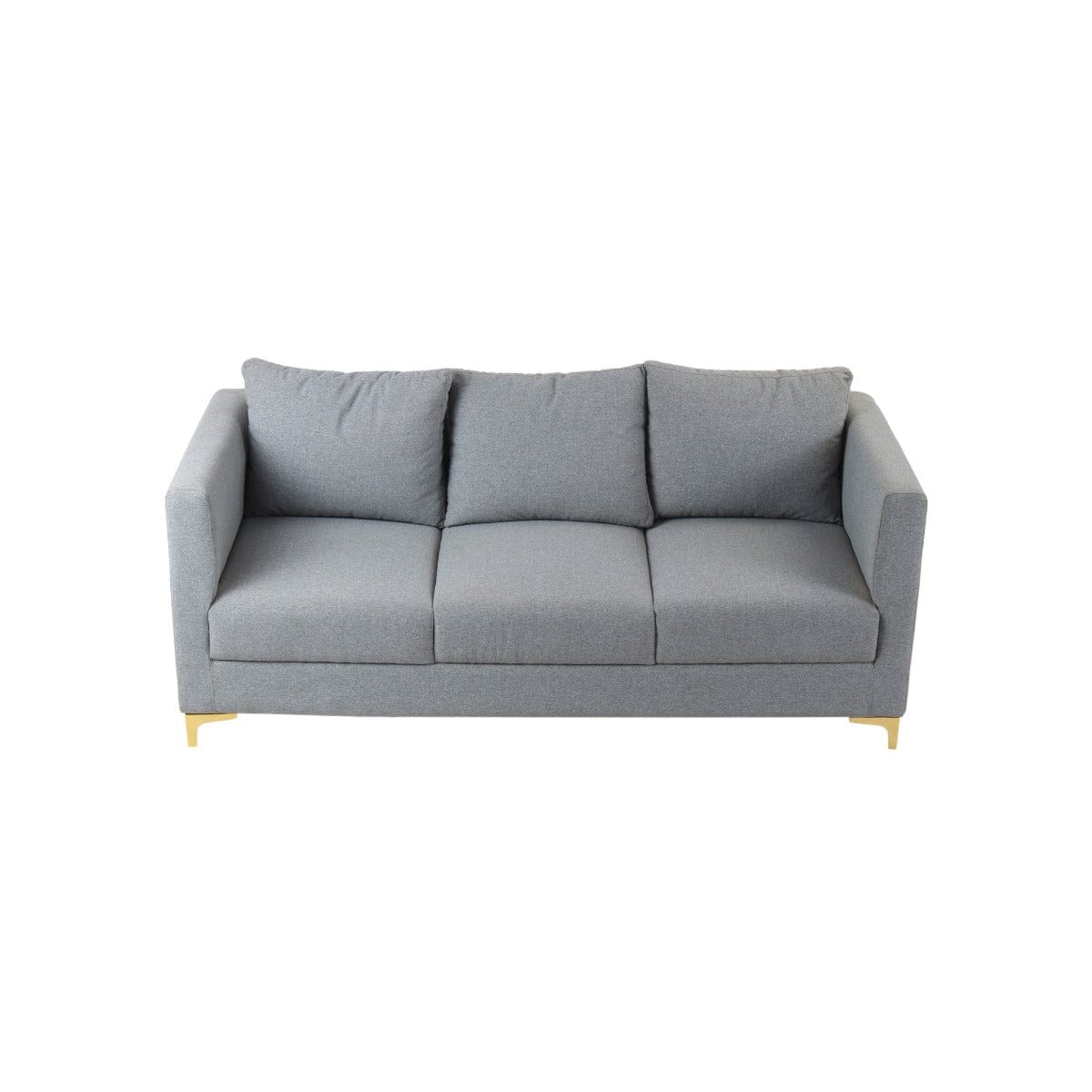 Fresco Three Seater Grey Sofa