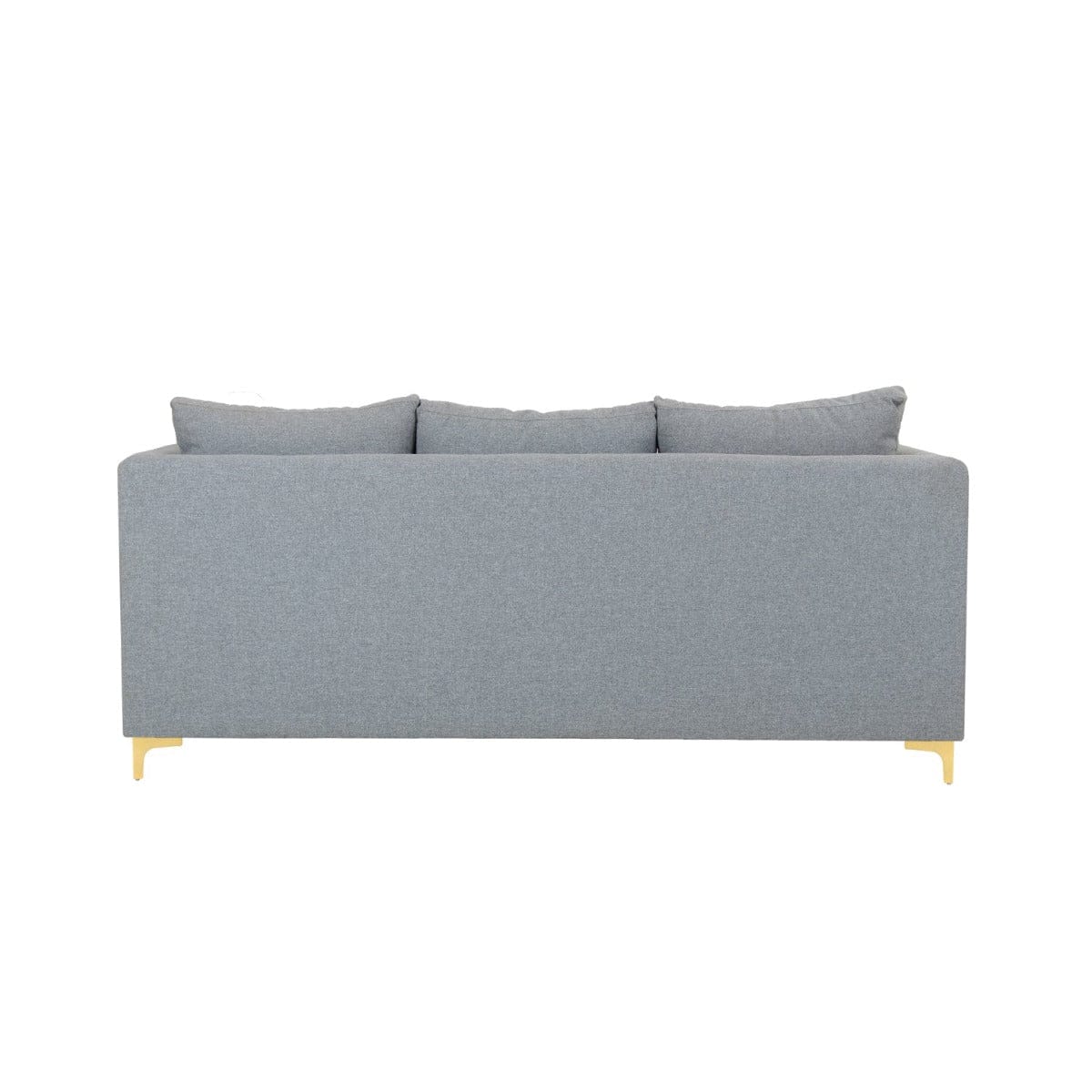 Fresco Three Seater Grey Sofa