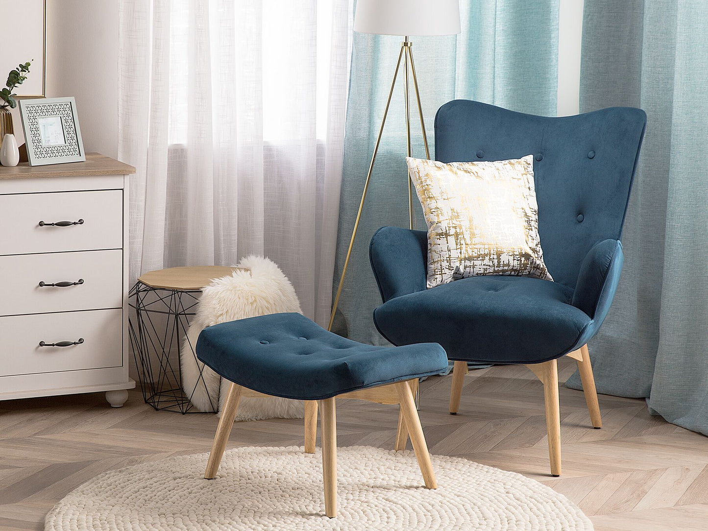 Azure Alcove Accent Chair