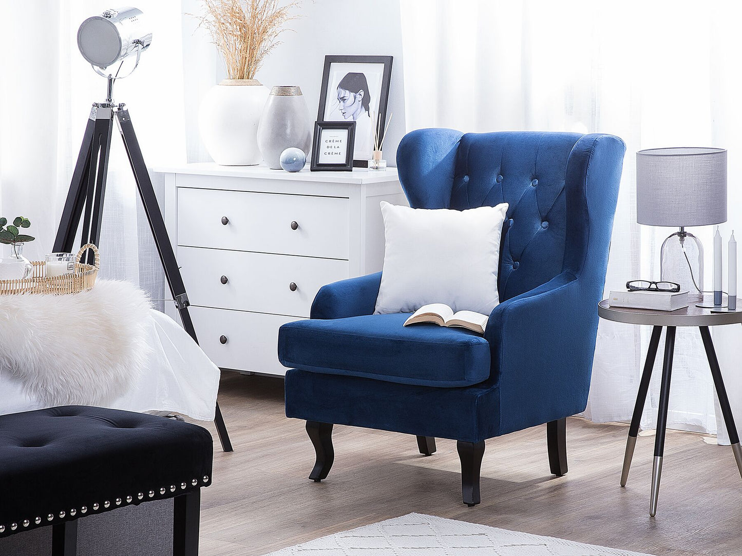 Velvet Vista Accent Chair