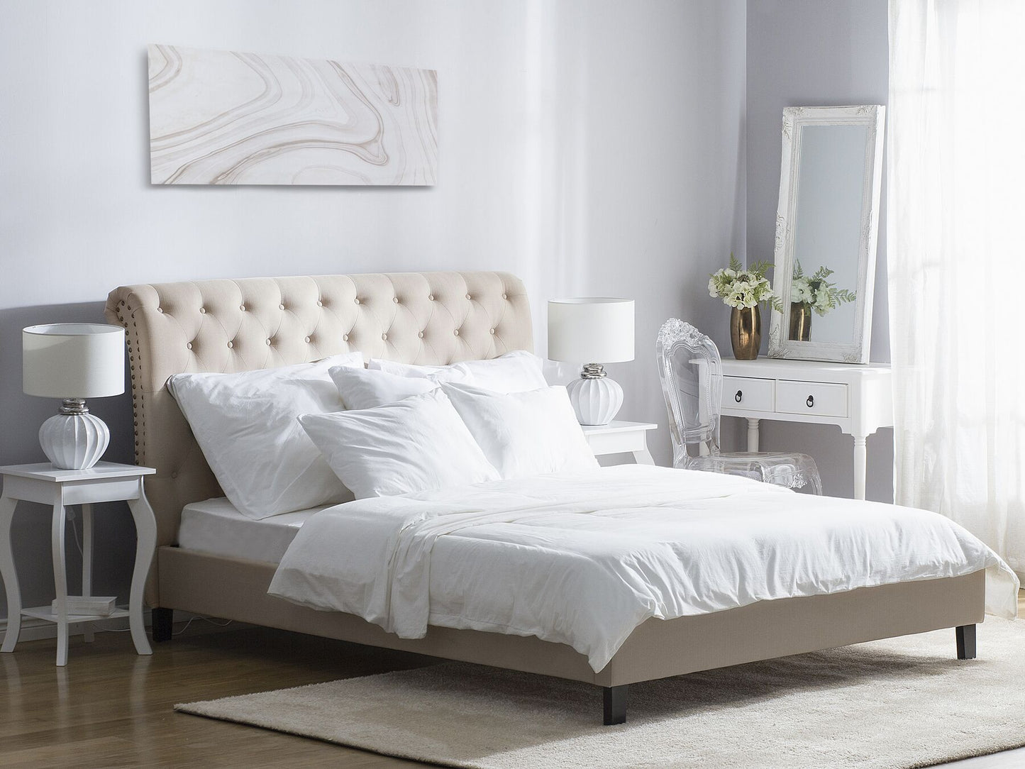 Solace Fully Upholstered Bed without Storage