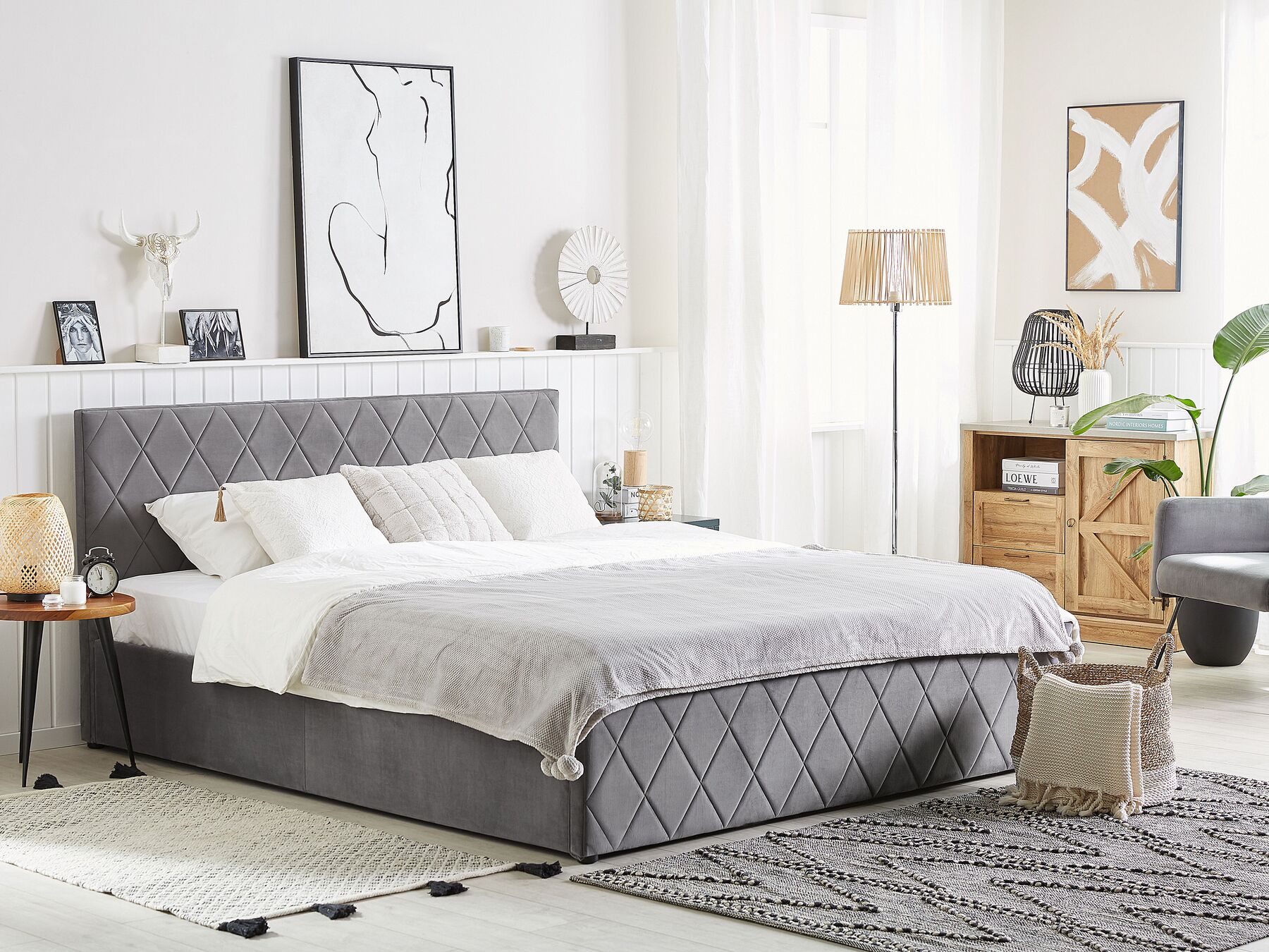 Harmony Fully Upholstered Bed without Storage