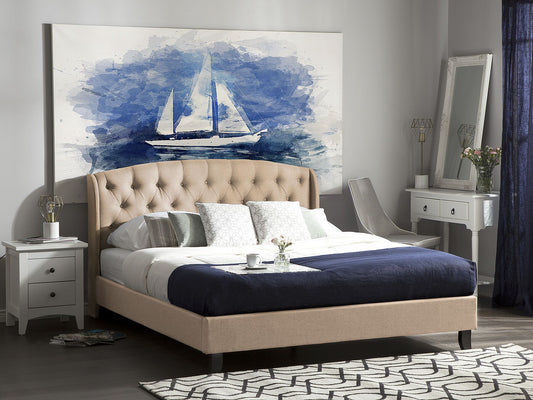 Nest Fully Upholstered Bed without Storage