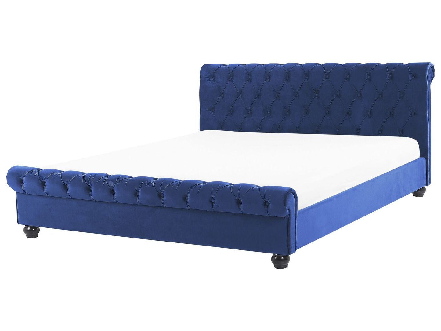 Plush Fully Upholstered Bed without Storage