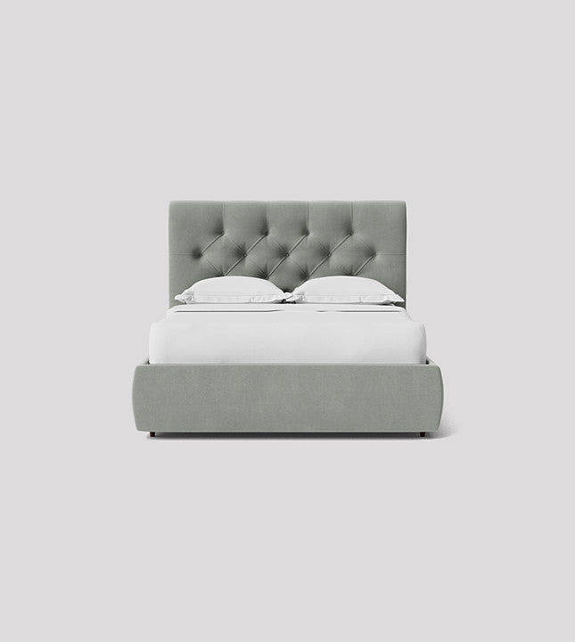 Snug Fully Upholstered Bed without Storage