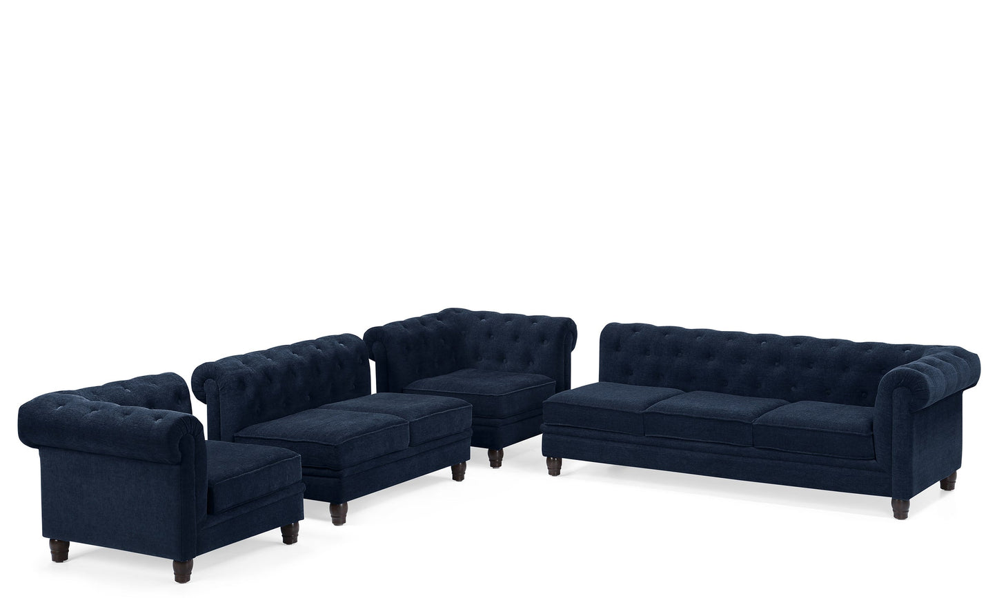 Chesterfield Sectional Sofa 6 Seater